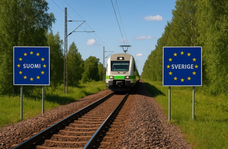 Junayhteys Eurooppaan – raja-alue valmiina, valtio päättäköön