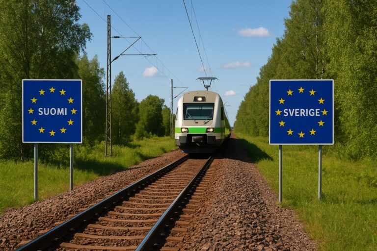 Junayhteys Eurooppaan – raja-alue valmiina, valtio päättäköön